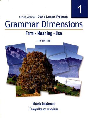 cover image of Grammar Dimensions 1